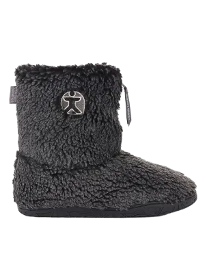 Gosling Snow Tipped Sherpa Slipper Boots in Washed Black